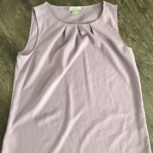 LOFT lilac sleeveless top